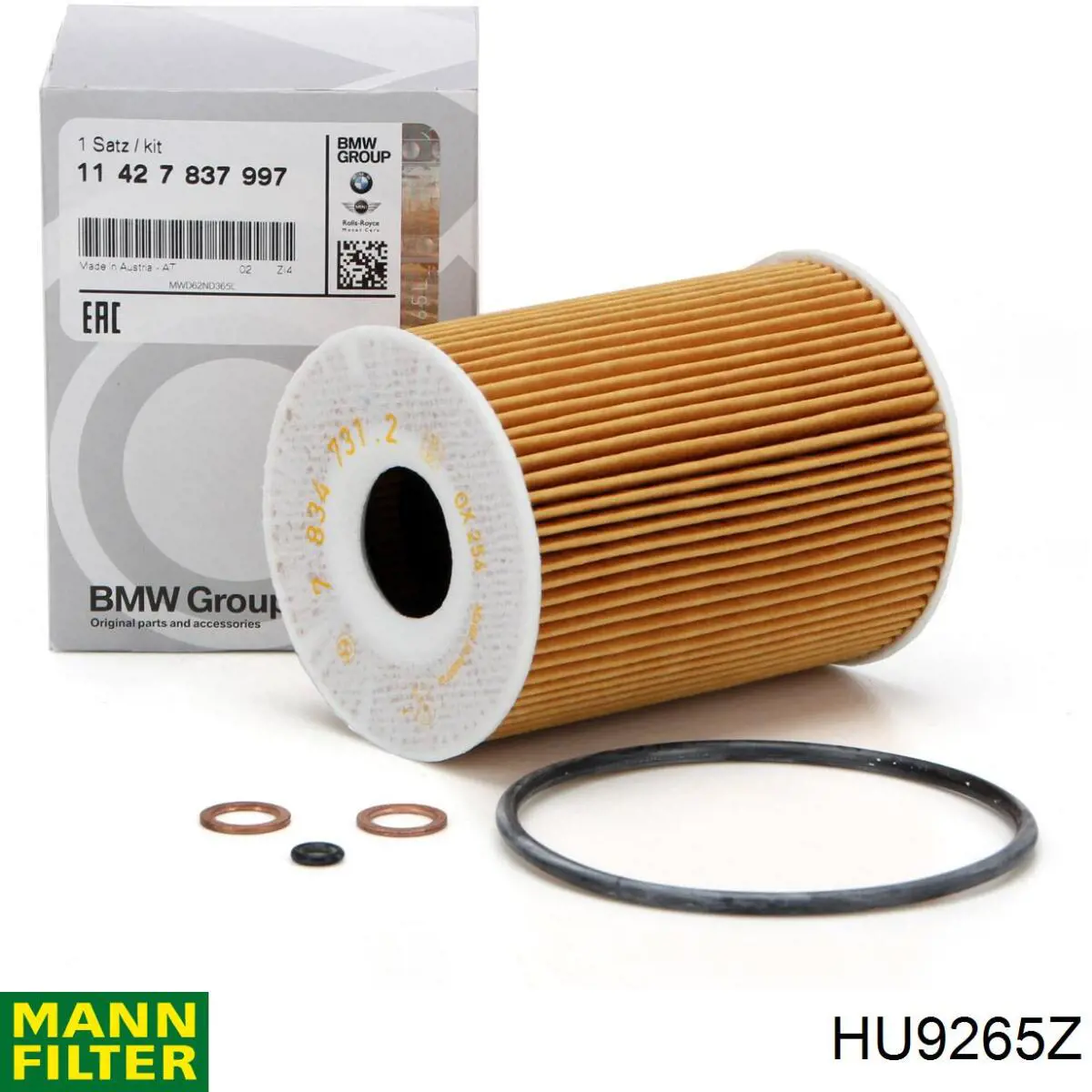 Масляний фільтр HU9265Z Mann-Filter