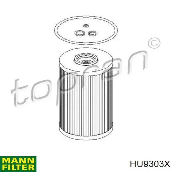 HU9303X Mann-Filter Фільтр масла