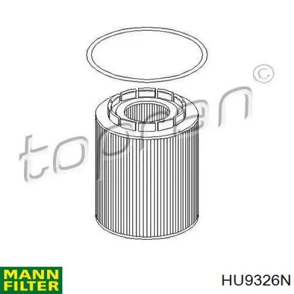 Масляний фільтр HU9326N Mann-Filter