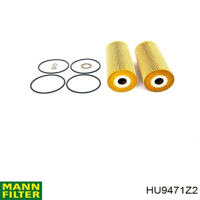 Масляний фільтр двигуна Mann-Filter HU9471Z2 ціна, від 11.55 USD