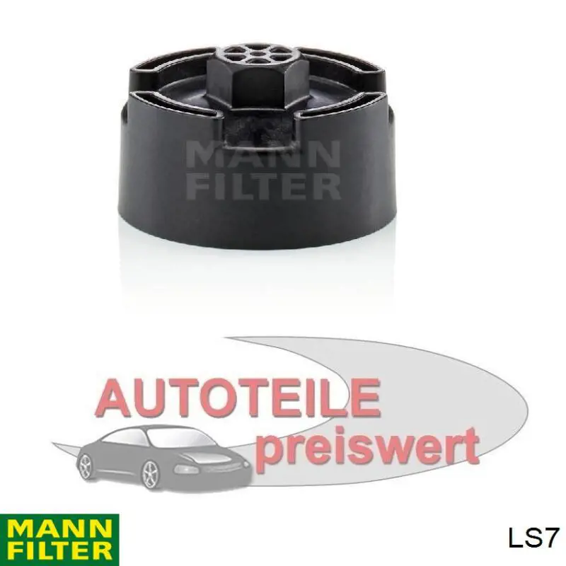 Знімач масляного фільтра Mann-Filter LS7 ціна, від 15.14 USD