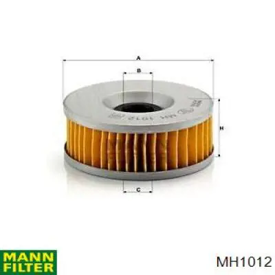 Купити MH1012 Mann-Filter Фільтр очищення масла відцентровий