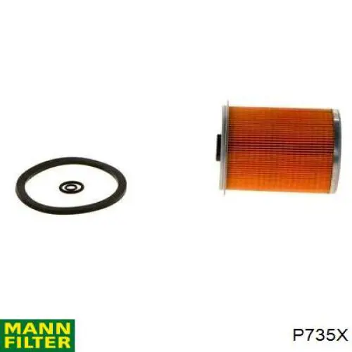 Паливний фільтр P735X Mann-Filter