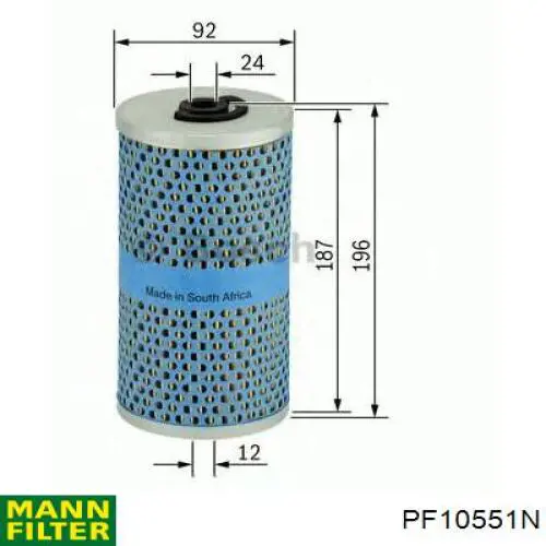 Фільтр масляний Fram CH5412