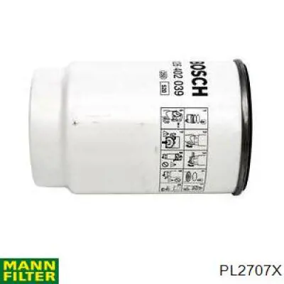 Купити PL2707X Mann-Filter Фільтр-відстійник палива грубої очистки
