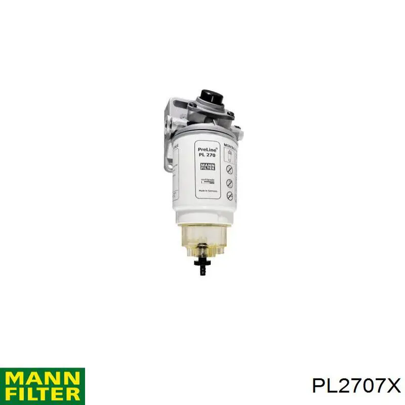 Паливний фільтр PL2707X Mann-Filter