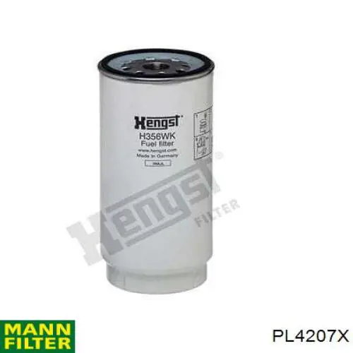 Фільтр тонкого очищення палива Mann-Filter PL4207X ціна, від 39.40 USD