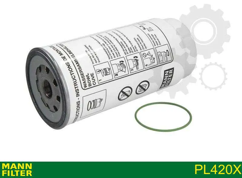 Купити PL420X Mann-Filter Фільтр-відстійник палива грубої очистки