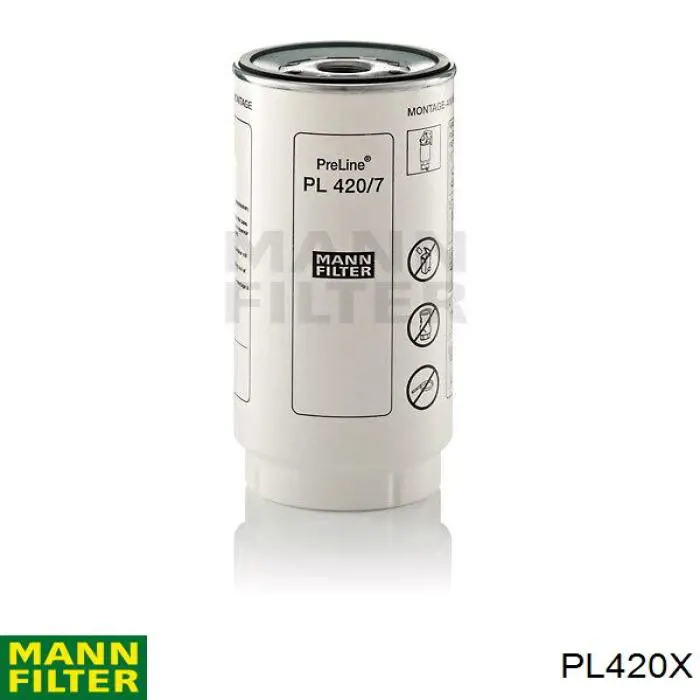 Паливний фільтр PL420X Mann-Filter