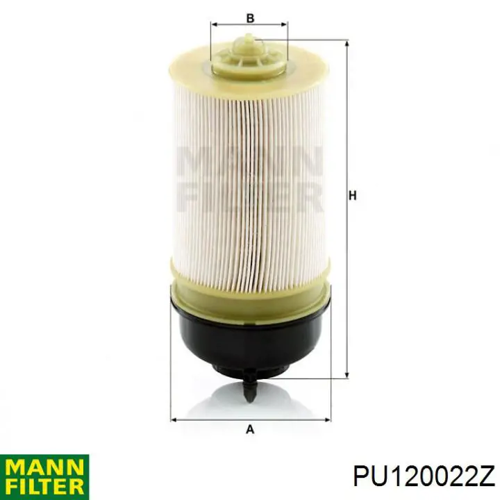PU120022Z Mann-Filter фільтр паливний