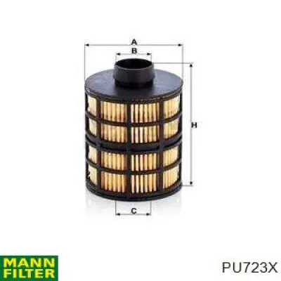 PU723X Mann-Filter фільтр паливний