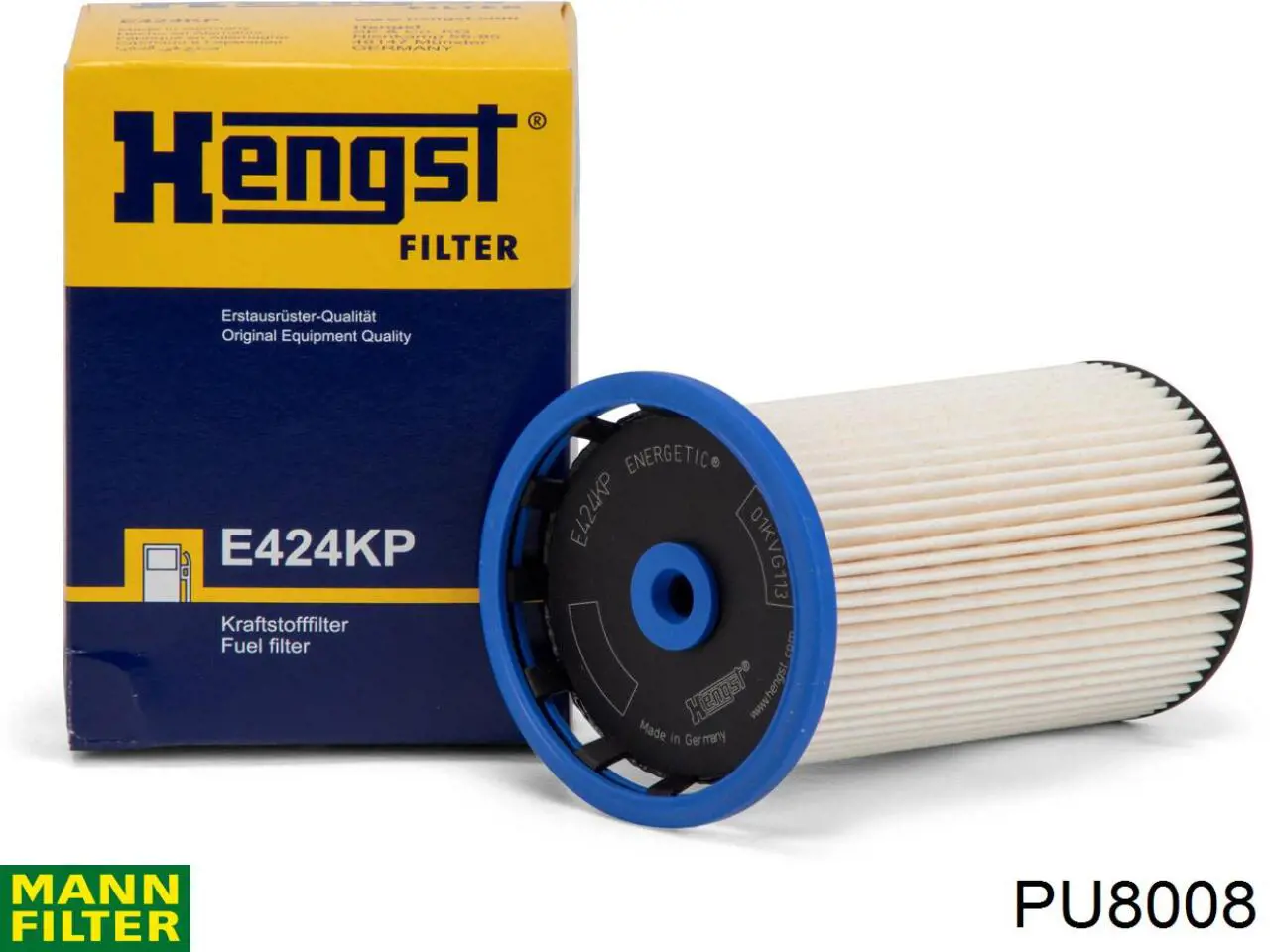 Купити PU8008 Mann-Filter Фільтр-відстійник палива грубої очистки