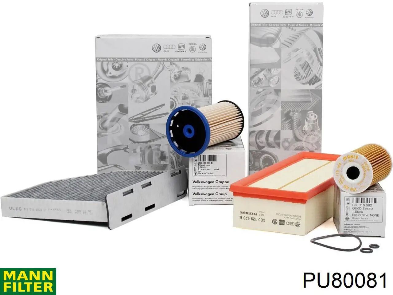 Купити PU80081 Mann-Filter Фільтр-відстійник палива грубої очистки