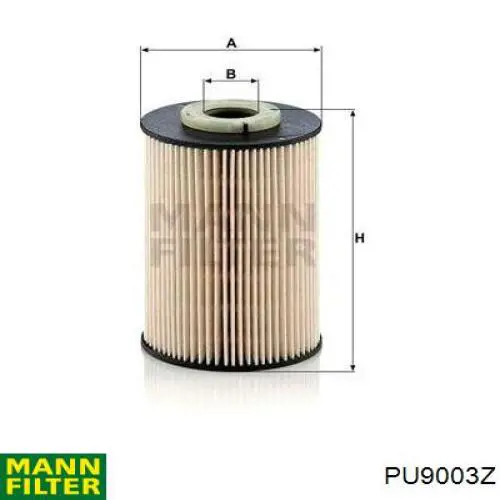 Фільтр паливний PU9003Z Mann-Filter