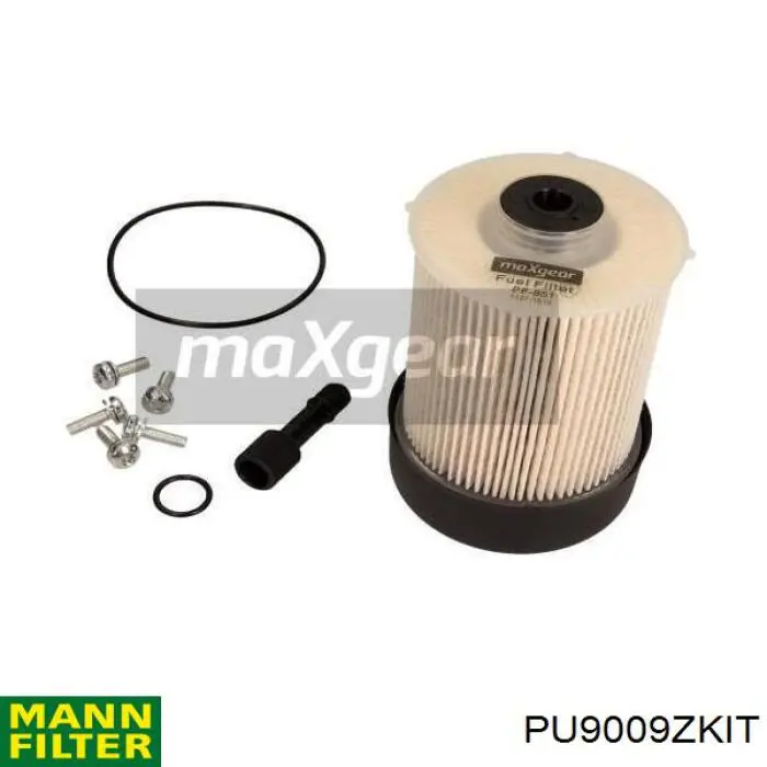 Фільтр тонкого очищення палива Mann-Filter PU9009ZKIT ціна, від 21.45 USD