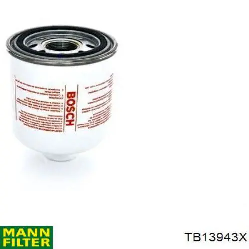 Фільтр осушувача повітря (вологомастиловідділювача) (TRUCK) TB13943X MANN