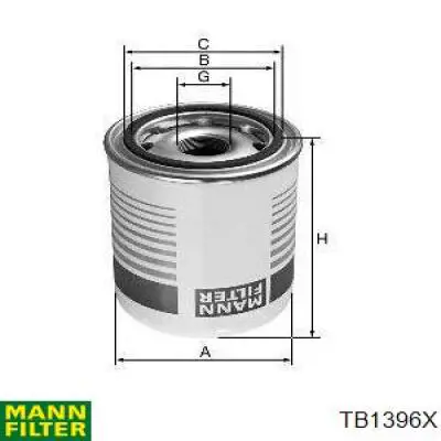 Фільтр осушувача повітря (вологомастиловідділювача) (TRUCK) Mann-Filter TB1396X ціна, від 15.57 USD