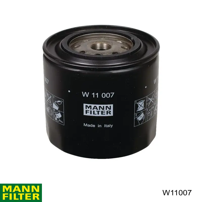Масляний фільтр двигуна Mann-Filter W11007 ціна, від 5.22 USD