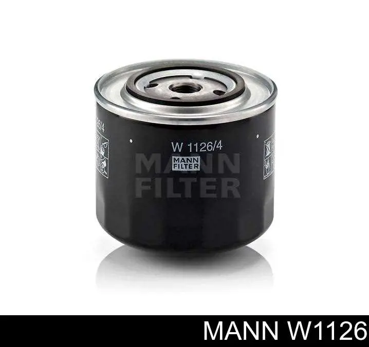 Масляний фільтр двигуна Mann-Filter W1126 ціна, від 7.94 USD