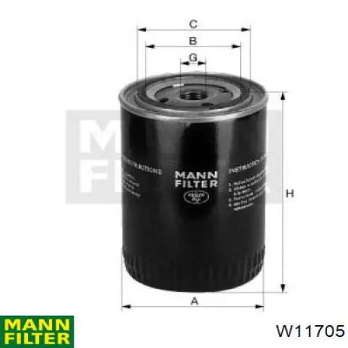 Масляний фільтр двигуна Baldwin B7171 ціна, від 35.97 USD