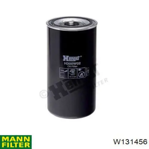 Масляний фільтр двигуна Mann-Filter W131456 ціна, від 32.20 USD