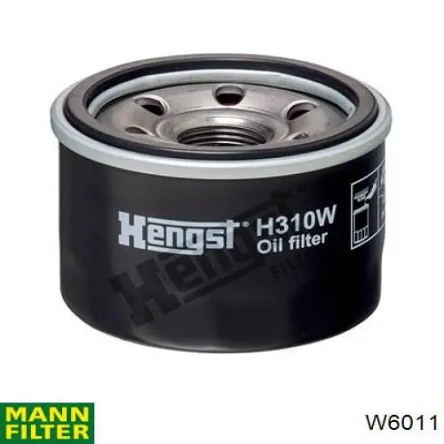 Масляний фільтр двигуна Mann-Filter W6011 ціна, від 8.75 USD