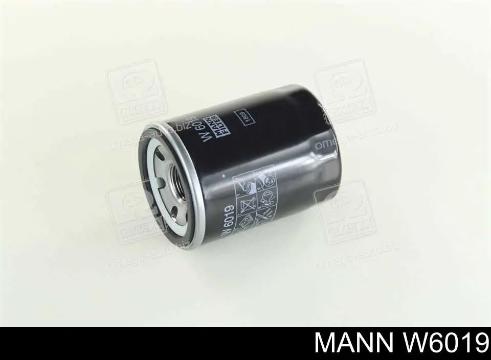 Масляний фільтр двигуна Mann-Filter W6019 ціна, від 9.82 USD