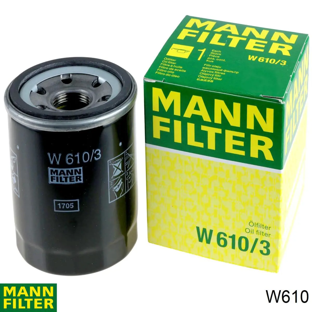 W610 Mann-Filter фільтр масляний