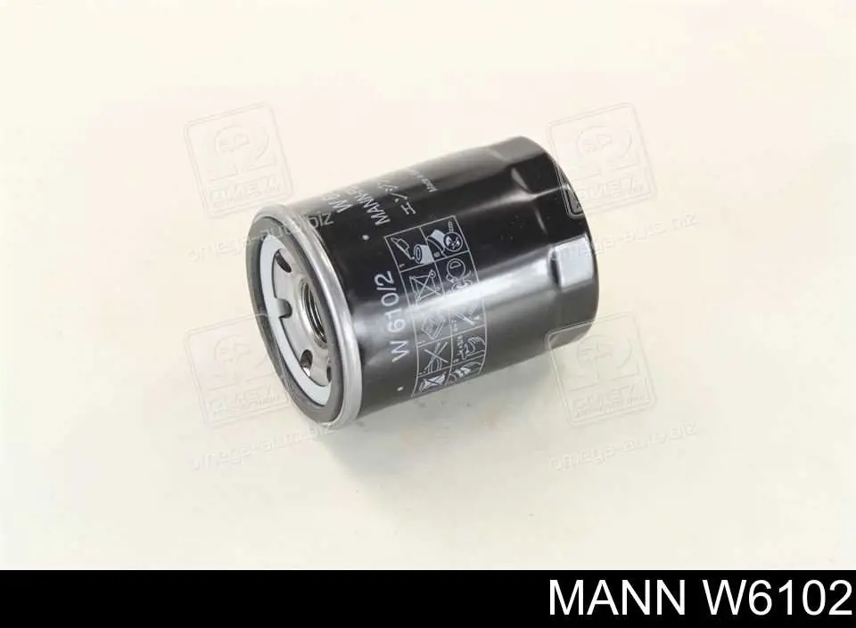 Масляний фільтр двигуна Mann-Filter W6102 ціна, від 4.85 USD
