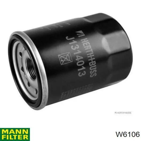 Масляний фільтр двигуна Mann-Filter W6106 ціна, від 7.99 USD