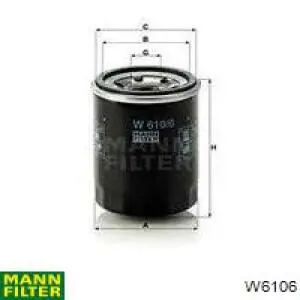 W6106 Mann-Filter фільтр масляний