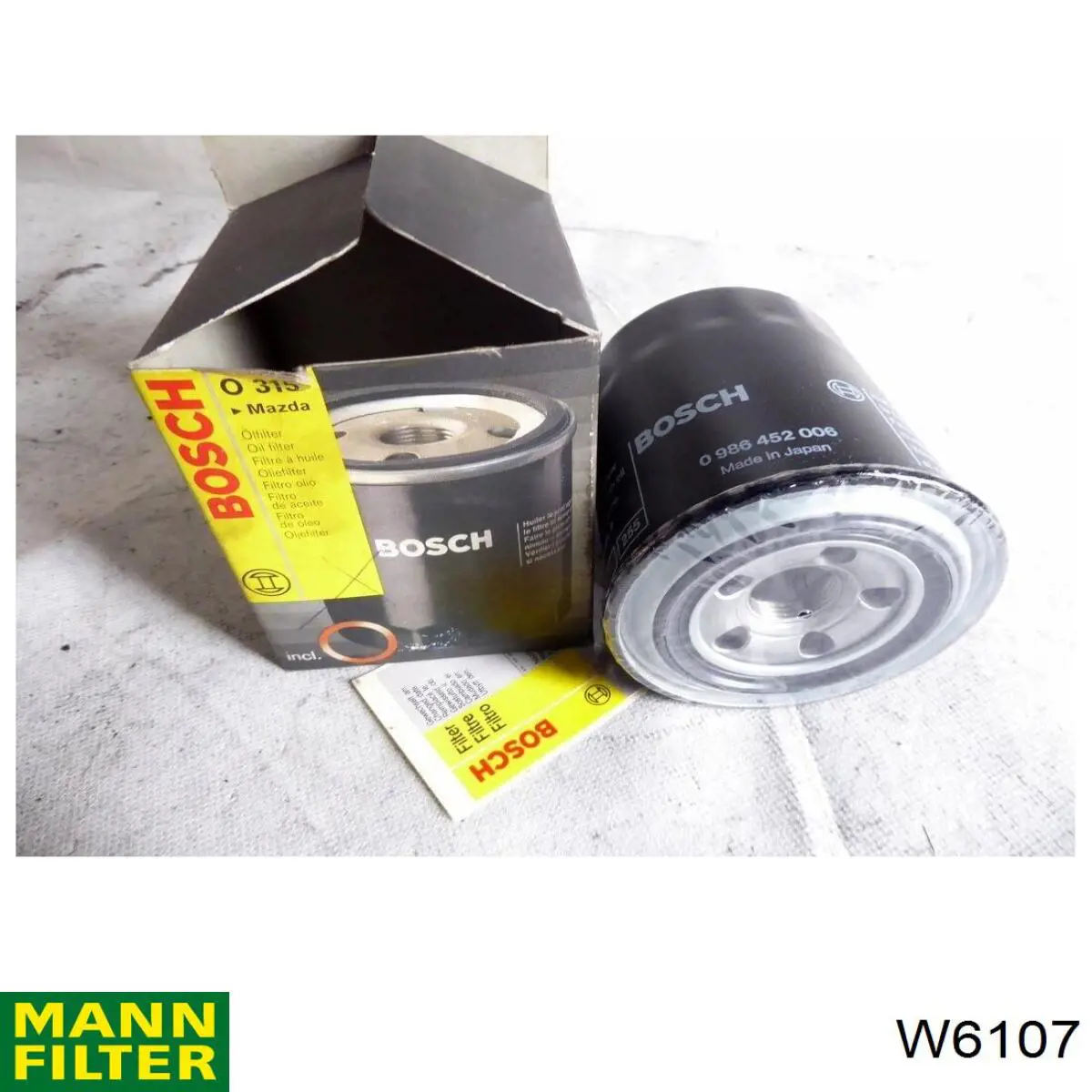 Купити W6107 Mann-Filter Фільтр очищення масла відцентровий