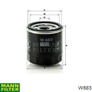 W683 Mann-Filter фільтр масляний
