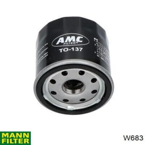 Масляний фільтр двигуна Mann-Filter W683 ціна, від 3.95 USD