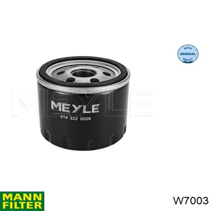 W7003 Mann-Filter фільтр масляний