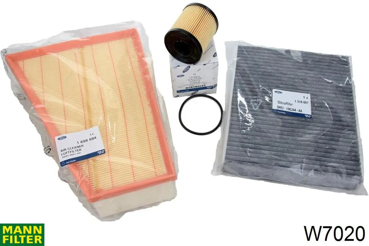 Масляний фільтр двигуна Mann-Filter W7020 ціна, від 5.34 USD
