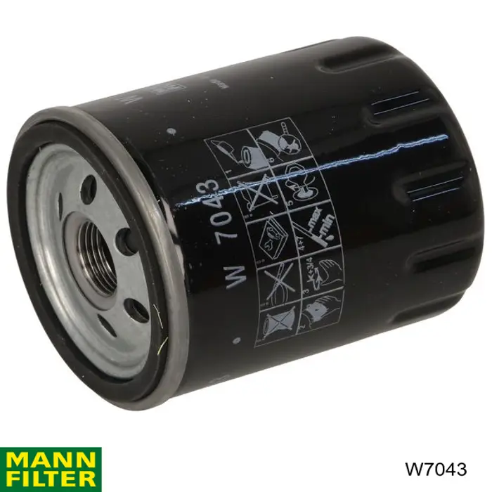 W7043 Mann-Filter фільтр масляний
