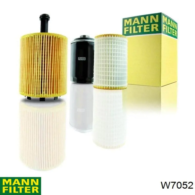 Масляний фільтр двигуна Mann-Filter W7052 ціна, від 15.49 USD