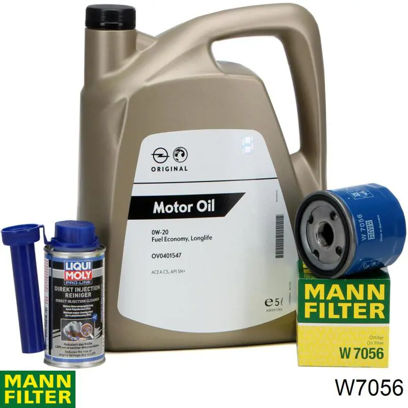 Масляний фільтр двигуна Mann-Filter W7056 ціна, від 14.44 USD