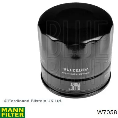 W7058 Mann-Filter фільтр масляний