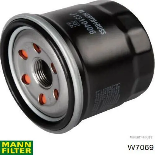 Масляний фільтр двигуна Mann-Filter W7069 ціна, від 5.87 USD