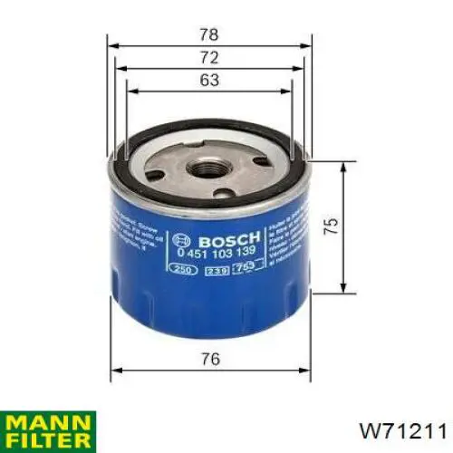 Фільтр масляний SCT SM823