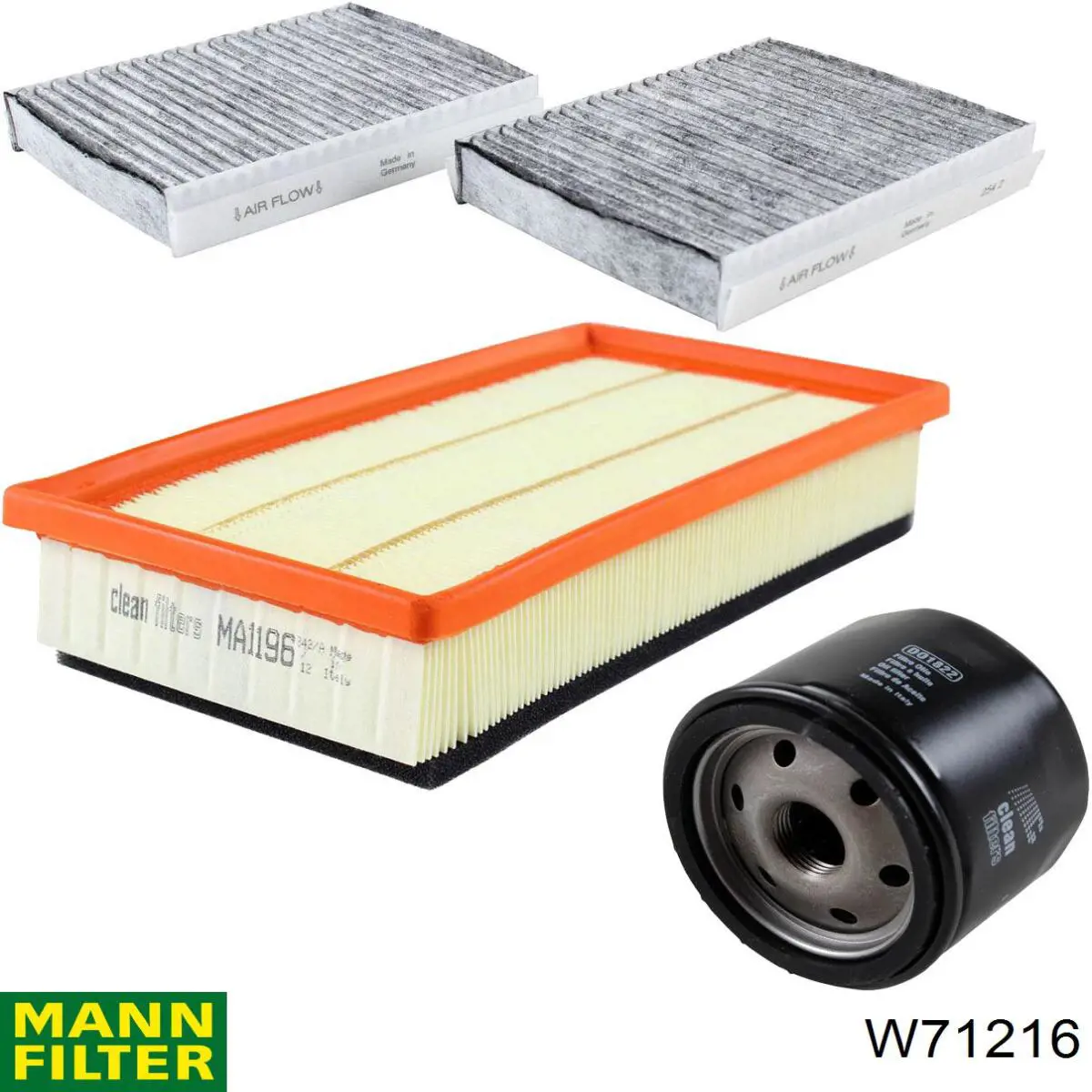 Масляний фільтр двигуна Mann-Filter W71216 ціна, від 4.77 USD