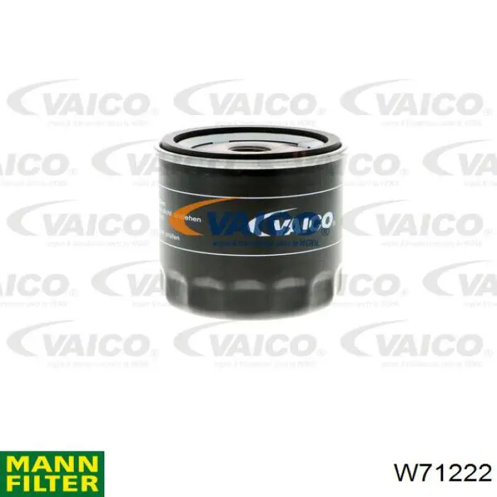 Купити W71222 Mann-Filter Корпус масляного фільтра