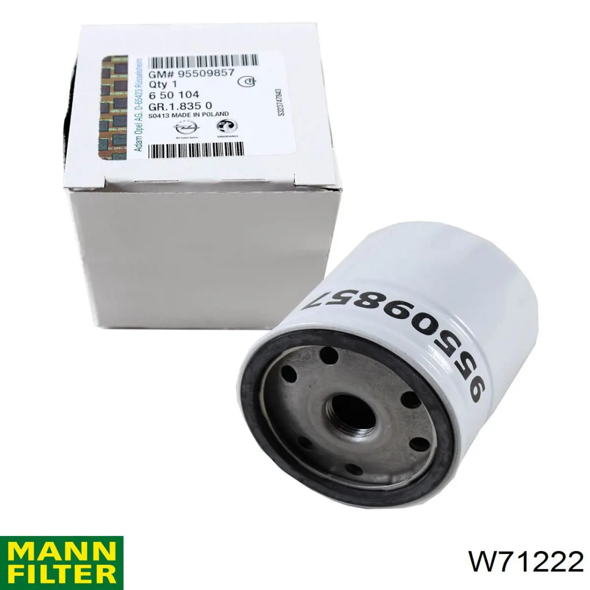 Корпус масляного фільтра Mann-Filter W71222 ціна, від 3.22 USD