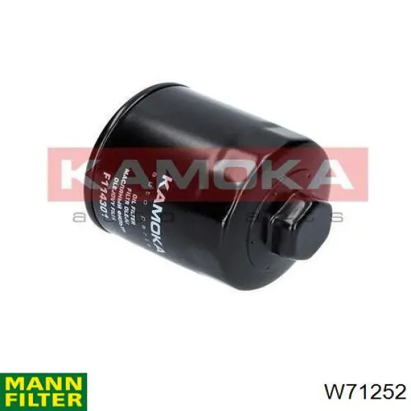 Масляний фільтр двигуна Mann-Filter W71252 ціна, від 7.03 USD