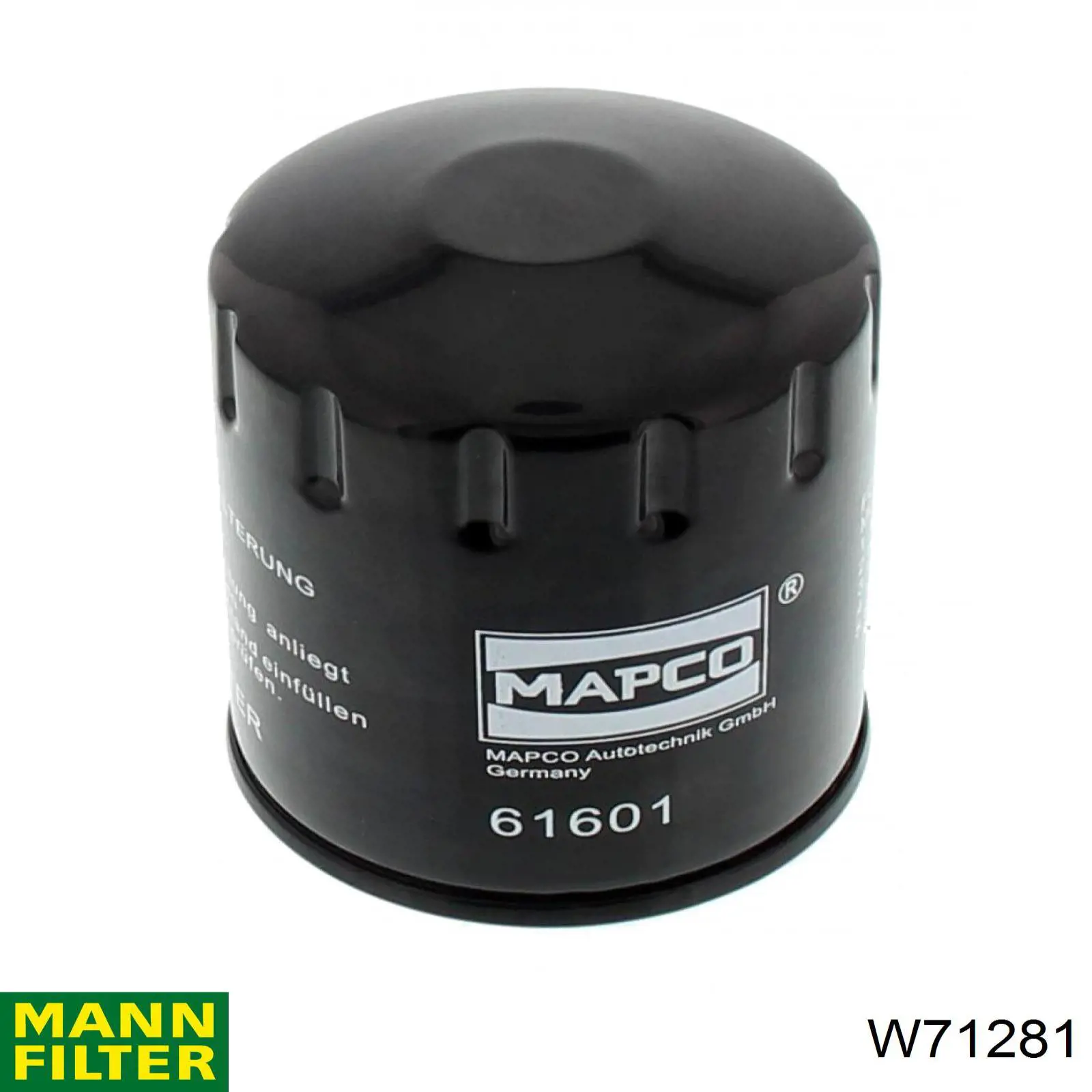 Масляний фільтр W71281 Mann-Filter