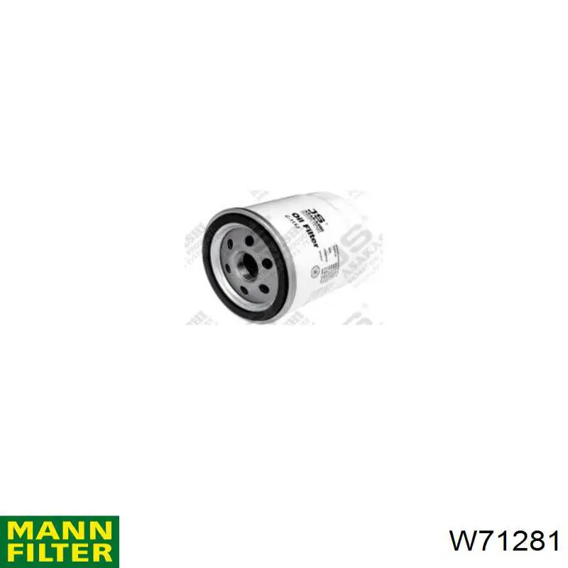 Масляний фільтр двигуна Mann-Filter W71281 ціна, від 5.03 USD