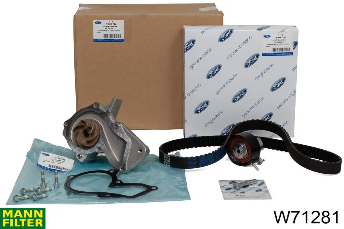 Масляний фільтр двигуна Mann-Filter W71281 ціна, від 4.33 USD