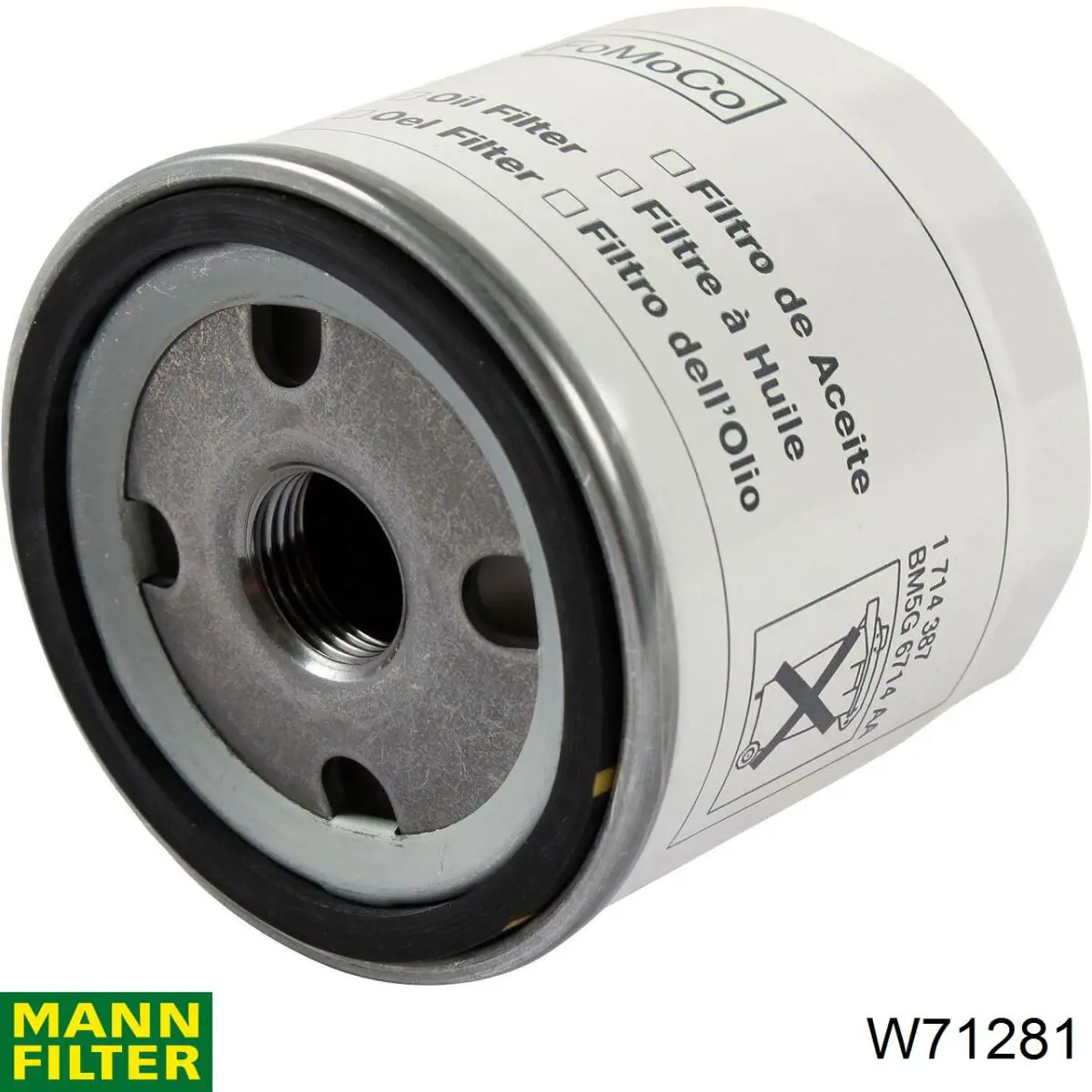 Масляний фільтр W71281 Mann-Filter